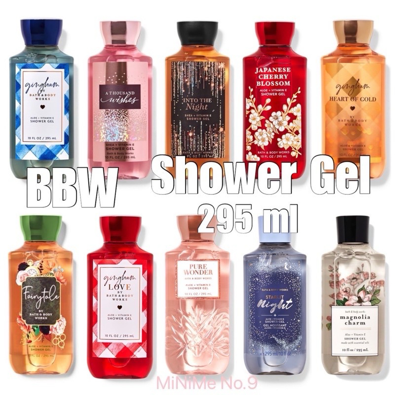 (แท้) เจลอาบน้ำผสมน้ำหอม ขวดใหญ่ 295mL. Bath and Body Works Shower Gel