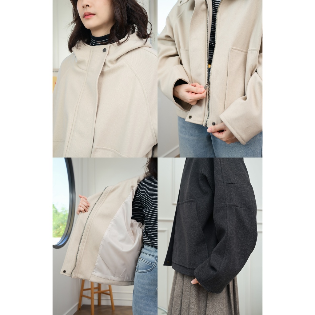 Berlin – Snowbegins เสื้อแจ็กเกตมีฮู้ด เสื้อกันหนาวผู้หญิง กันหนาวได้ 5-15 องศา ใส่เที่ยวต่างประเทศ ราคา ถูกที่สุด ดีลบีเคเค แกลเลอรีภาพที่ 6