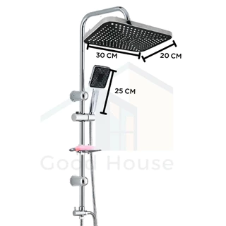 ฝักบัว อาบน้ำ เรนชาวเวอร์ขนาดใหญ่ ชุดฝักบัวอาบน้ำ ฝักบัวอาบน้ำ rain shower หน้ากว้าง 22cm พร้อมส่ง