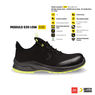 [เซฟตี้สไตล์สปอร์ต] SAFETY JOGGER MODULO S3S LOW รองเท้าเซฟต…