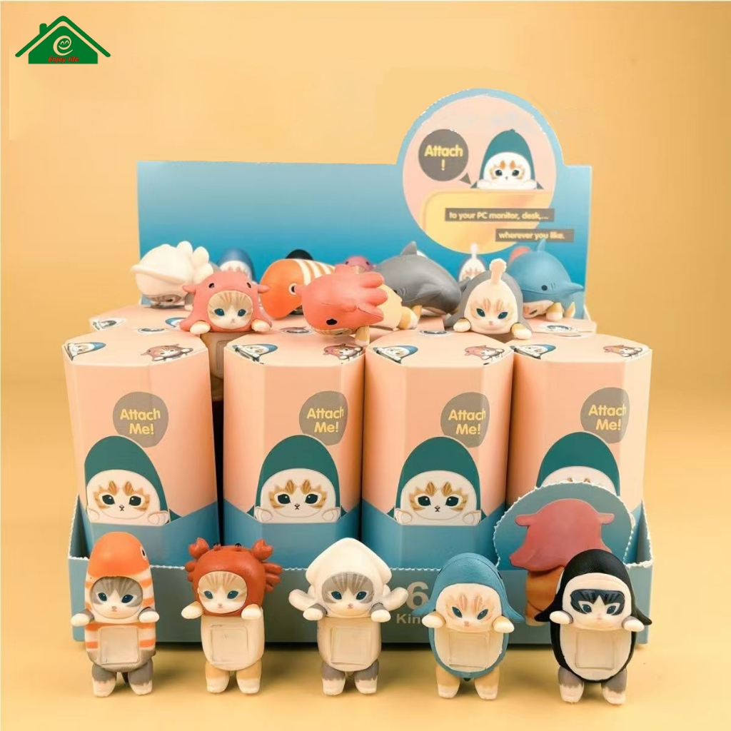 [พร้อมส่ง]Hippers Mofusand กล่องสุ่ม น้องแมวสุดน่ารัก ะ ติดมือถือ เกาะโทรศัพท์ เกาะได้ทุกแบบ