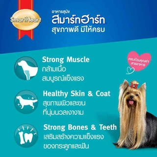 อาหารสุนัขเปียก Smartheart สมาร์ทฮาร์ท ขนาด 120/130 กรัม