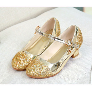 (พร้อมส่ง) 🇹🇭 รองเท้าหนังสีทอง รองเท้าใส่ออกงาน รองเท้ามีส้น…