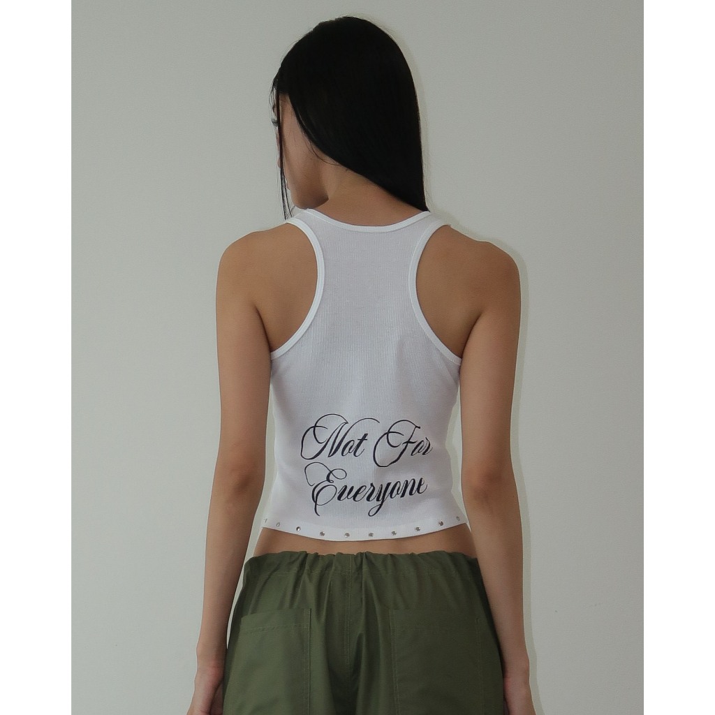 Not for everyone - Studded tank top