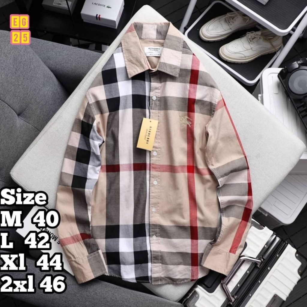 [พร้อมส่งมี 19 สี] เสื้อเชิ้ตผู้ชายB-B เสื้อเชิ้ต shirt Men ขนาดM-2XL รหัสCO851