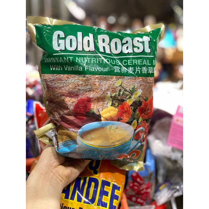 ข้าวโอ๊ตมาเลเซีย Gold Roast [มี 20ห่อ] ข้าวโอ้ตชง ข้าวโอ้ต มาเล
