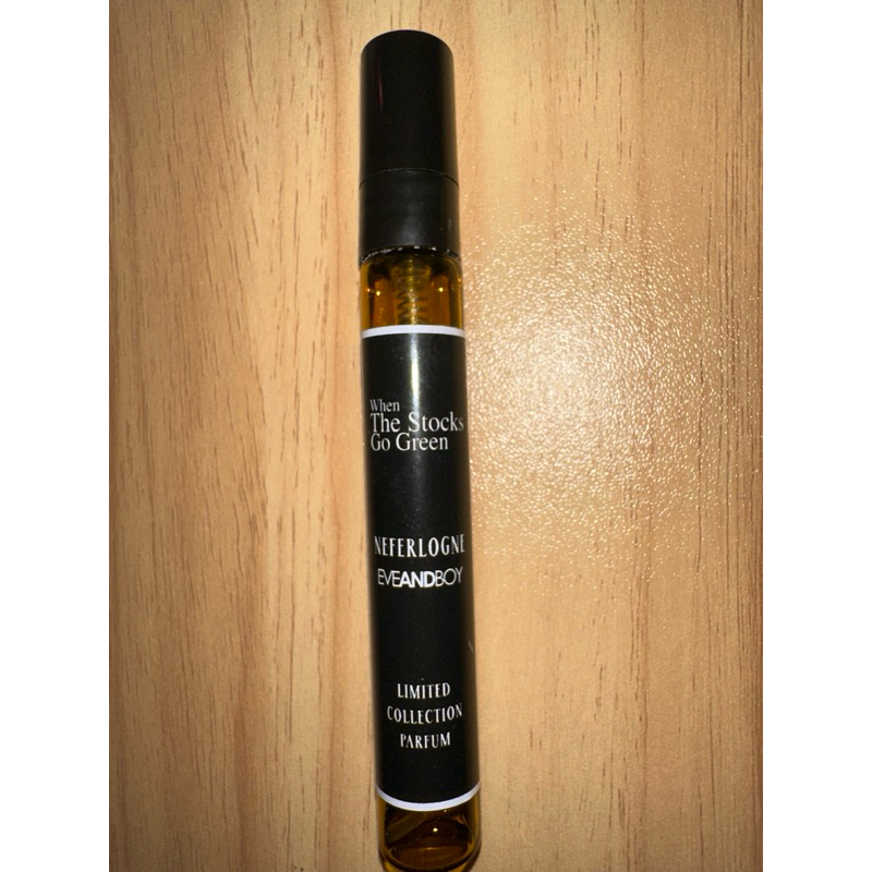 ของแท้ ขนาดพกพา NEFERLOGNE Limited Edition “When the Stocks Go Green” เนเฟอร์โลญ น้ำหอมระดับพรีเมี่ยม. ขนาด 10ml