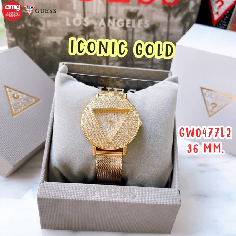 นาฬิกาผู้หญิง Guess GW0477L2  ICONIC GOLD ของแท้CMG