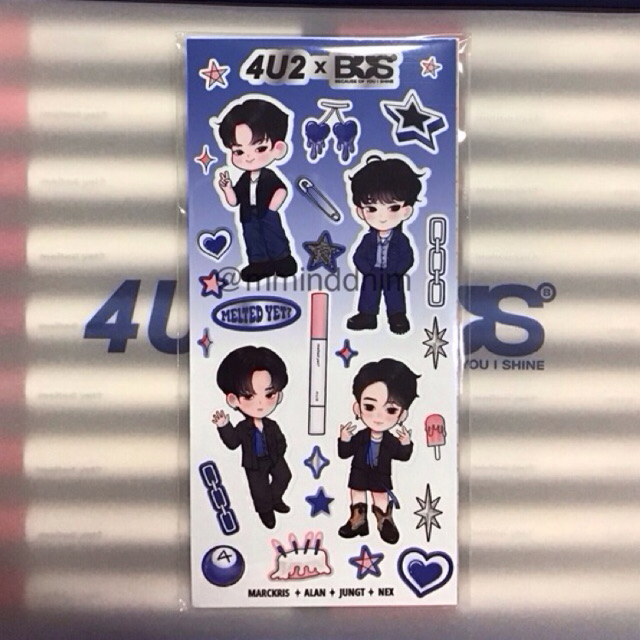 (พร้อมส่ง) Sticker สติ๊กเกอร์ BUS 4U2XBUS 4u2