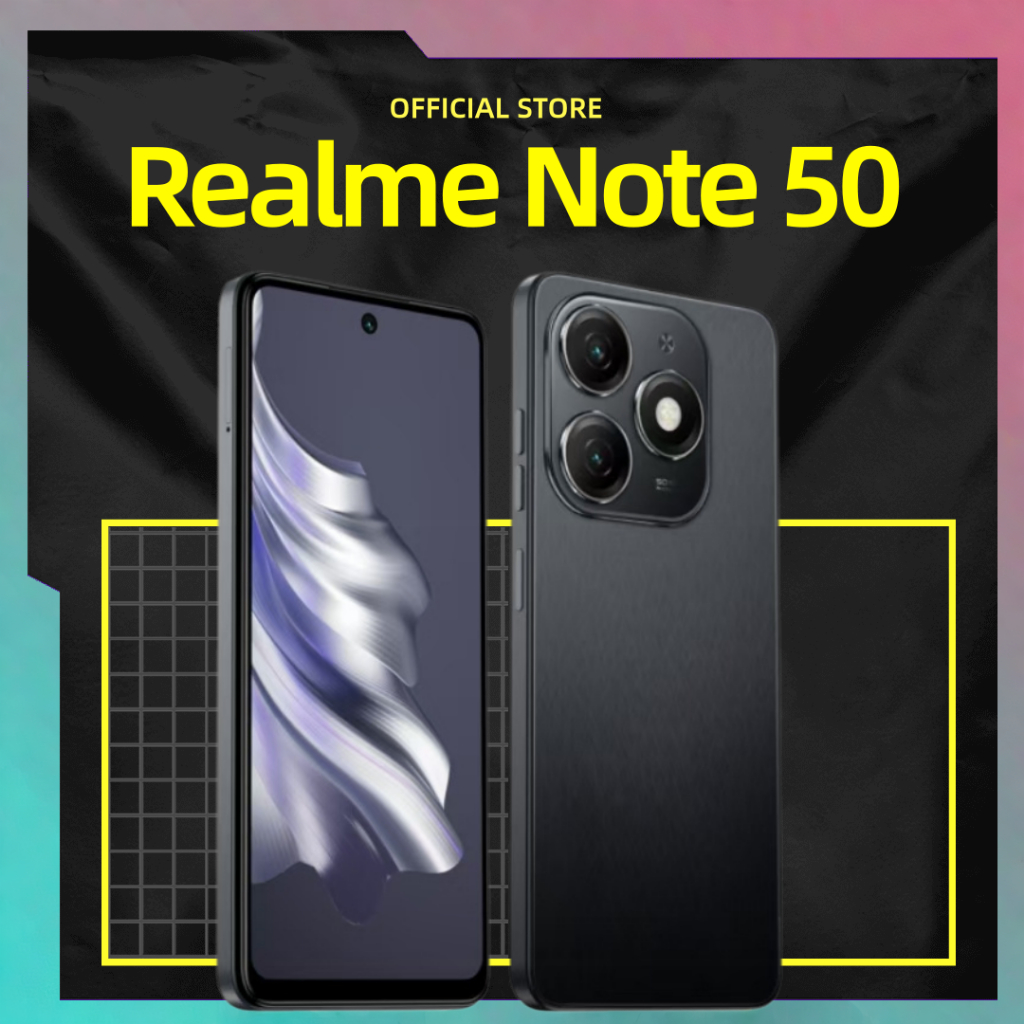[COD] realme note 50 (12+512GB) จอใหญ่ 6.7นิ้ว อัตรารีเฟรช 90Hz แบตเตอรี่ 6800mAh ดีไซน์บางเฉียบ 7.99 มม