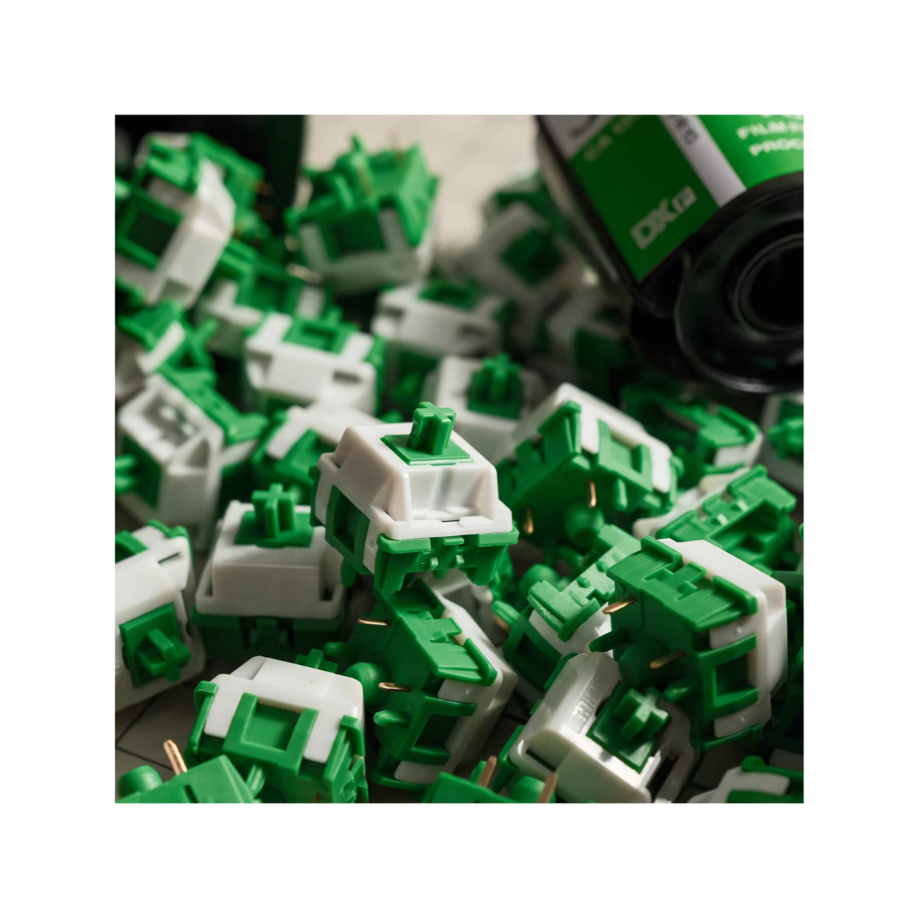 80Retros HMX FJ400 Linear 5 Pins Switch (35 ตัว) สวิตซ์คีย์บอร์ด สีเขียว