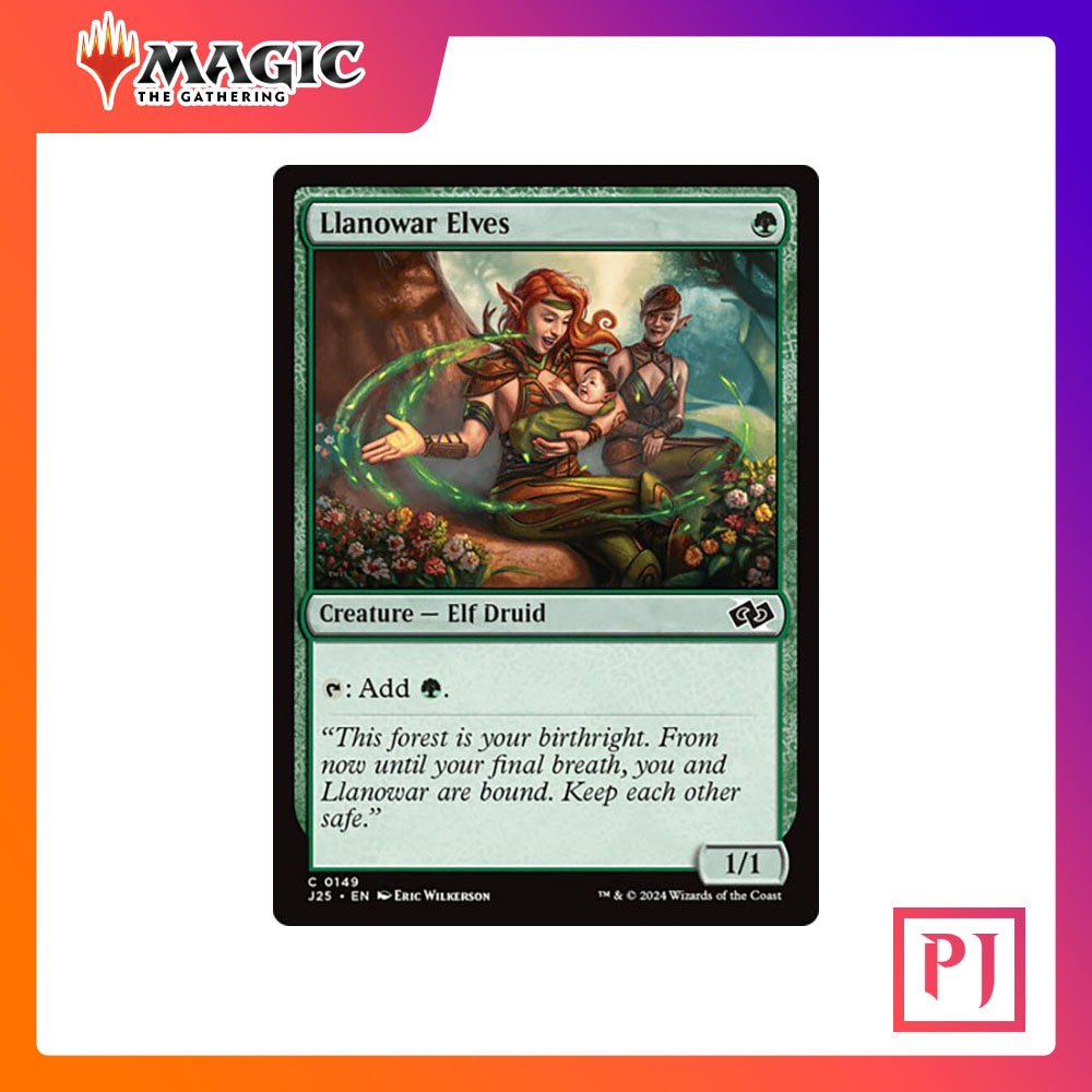 [MTG] Llanowar Elves [J25] [GREEN] [COMMON] [NORMAL] [ENG] (การ์ดเมจิค / Magic the Gathering)