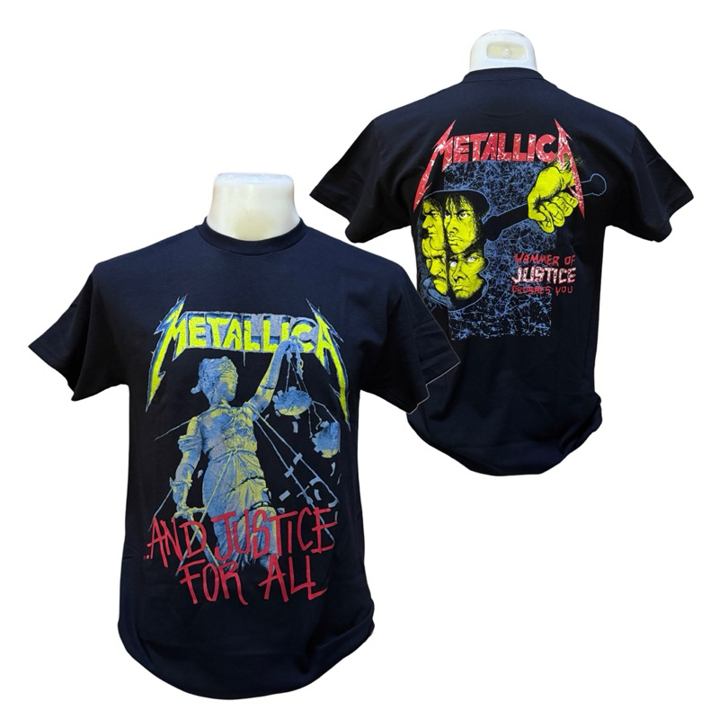 เสื้อวง METALLICA T-SHIRT ลาย JUSTICE II (2023) ลิขสิทธิ์ของแท้ USA