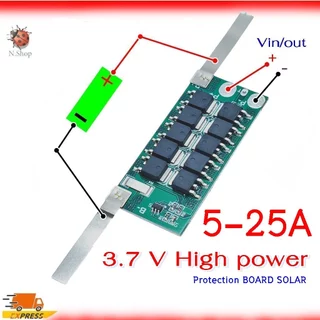 BMS Li-ion High Power 1S 3.7V-4.2V วงจรป้องกันแบตเตอรี่ bms ชาร์จแบตเตอรี่ลิเธียม Battery 18650,26650 protection board