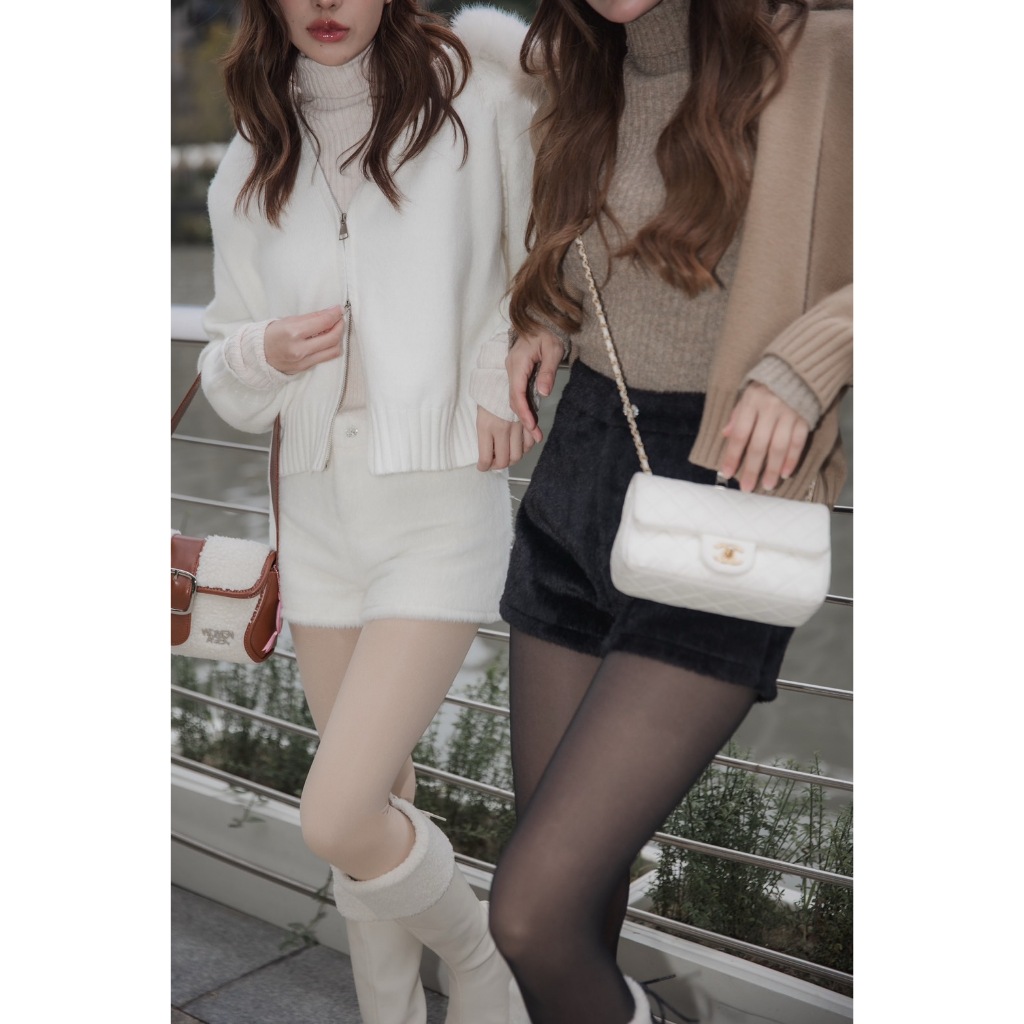 SSW005 Cloudy Short Pants กางเกงขนขาสั้น vibeเที่ยวต่างประเทศ