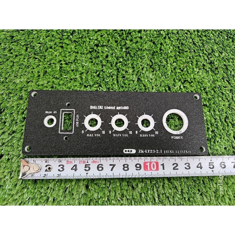 แผ่นเพลทZK LT23-2.1 สีดำด้าน ลำโพงบลูทูธ diy