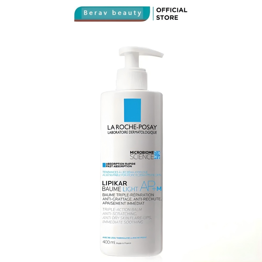 Sữa dưỡng da La Roche - Posay AP + M 400ml - Giảm ngứa, giữ ẩm và dưỡng cho da khô và da nhạy cảm
