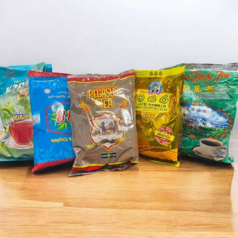 เซ็ตชาใต้ ชาตราขวาน+ชา888+ชาม้าดาบ+ชาตรา666+ชาม้าแข่งห่อสีเขียว  สูตรแนะนำขายดี