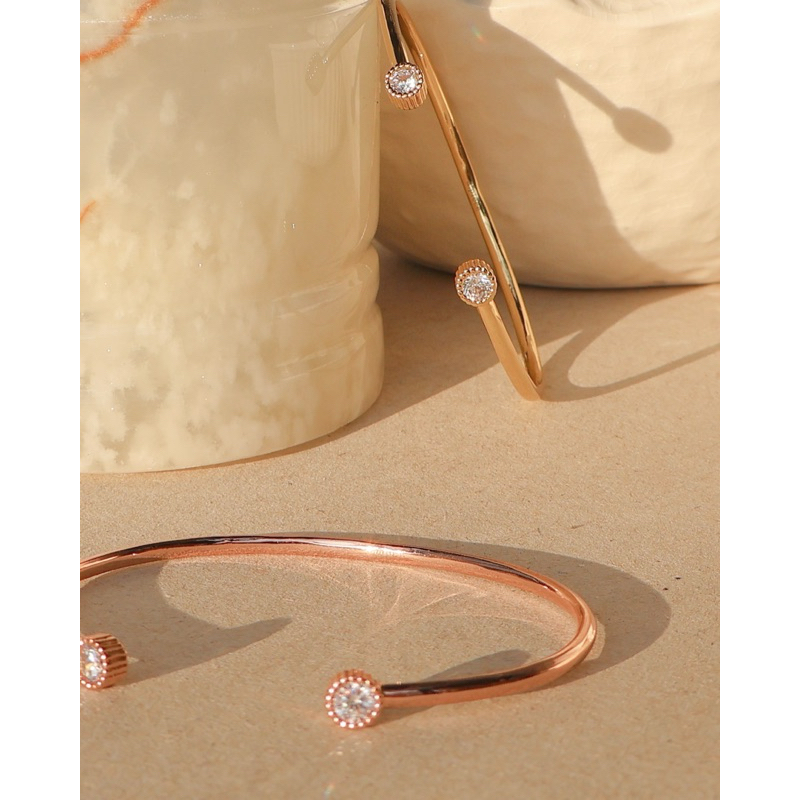 A.piece กำไล Diamond open bangle