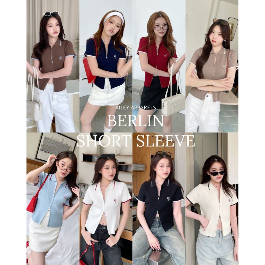 Riley.apparels - Berlin Short Sleeve (แขนสั้น) 9107