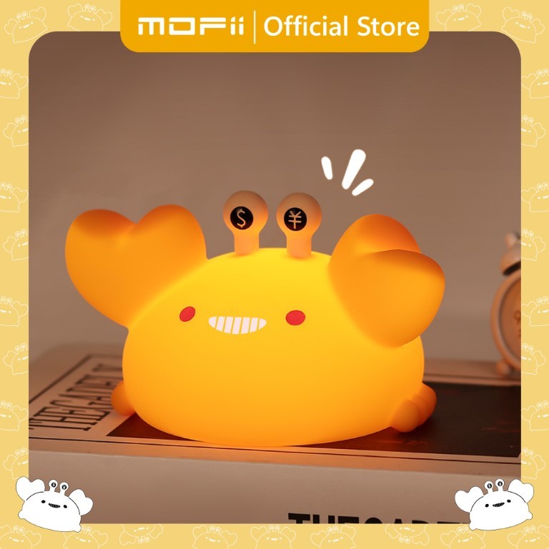 [ของแท้ รับประกันศูนย์ไทย]MOFii โคมไฟน่ารัก GOLDEN CRAB ระวังโดนปูน้อยหนีบ ปรับระดับแสงตั้งเวลาได้