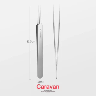 Caravan Crew Acne tweezers คีบหนีบสแตนเลส คีมหนีบอเนกประสงค์ ที่กดสิว เหล็กกดสิว เข็มสแตนเลส acne needle