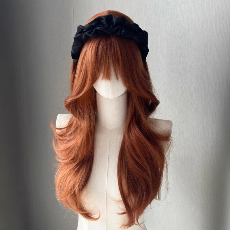 วิกผม รุ่น สตาร์ สีส้มตุ่น ขายดีมากค่ะ ม้ายกโคนเกาหลี 65 cm. ไหมด้านเกาหลี ทำได้ทุกอย่างห้ามทำสีอย่างเดียวค่ะ