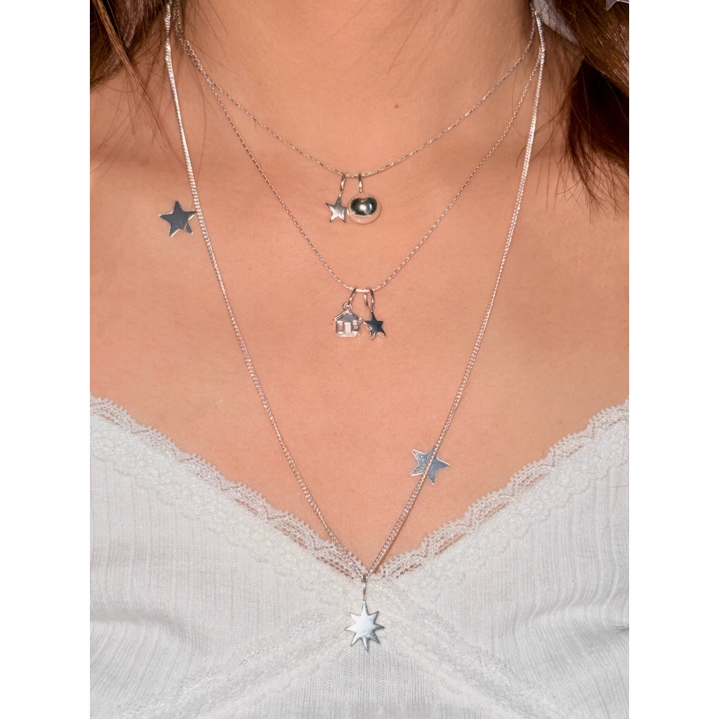 (pendant,เฉพาะจี้) : COZY HOME PENDANT SILVER925 / จี้เงินแท้ จี้ทรงบ้าน เงินแท้925 | YOUR WISHLIST - รูปที่ 2