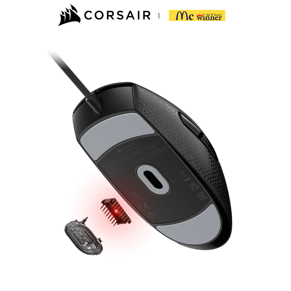 MOUSE (เมาส์) CORSAIR M55 USB (BLACK) (CH-930F000-AP)- ของแท้ 2 ปี - รูปที่ 3