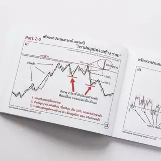 หนังสือ ตกผลึกเทคนิคลับ กราฟ Forex,ทอง,คริปโต