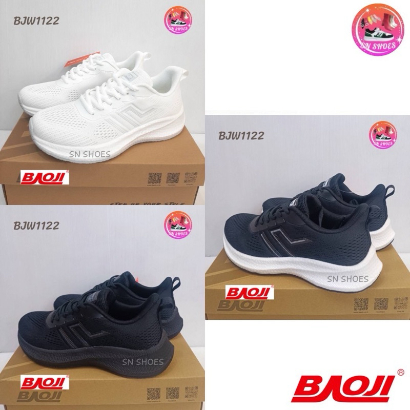 รองเท้าผ้าใบ BAOJI เเท้100% BJW 1122 รองเท้าผ้าใบผู้หญิง ไซร้ 37-41