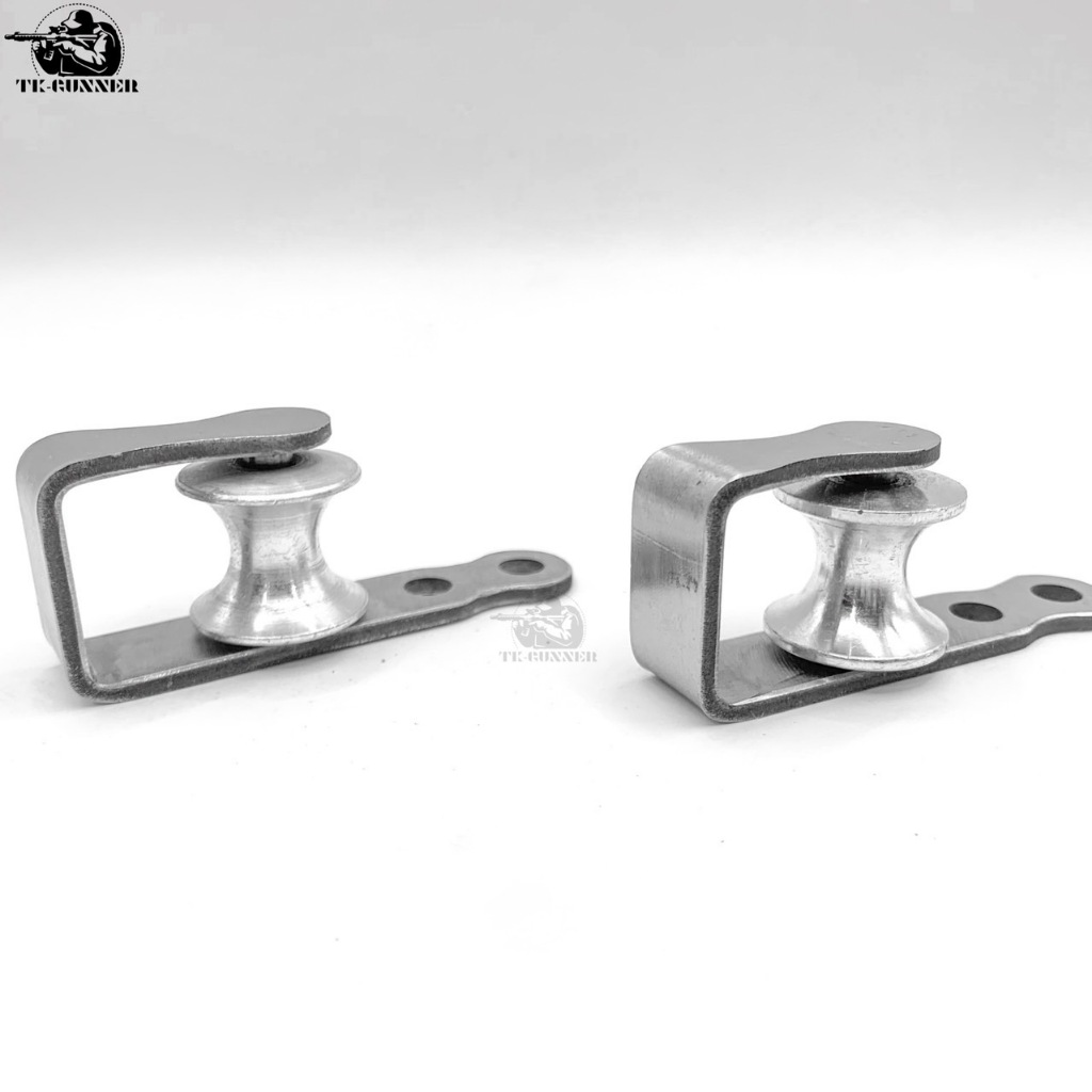 ธนากร โรลเลอร์ เกลี่ยสาย ครบชุด(1คู่) อุปกรณ์เสริมหาปลา อลูมิเนียม สแตนเลส