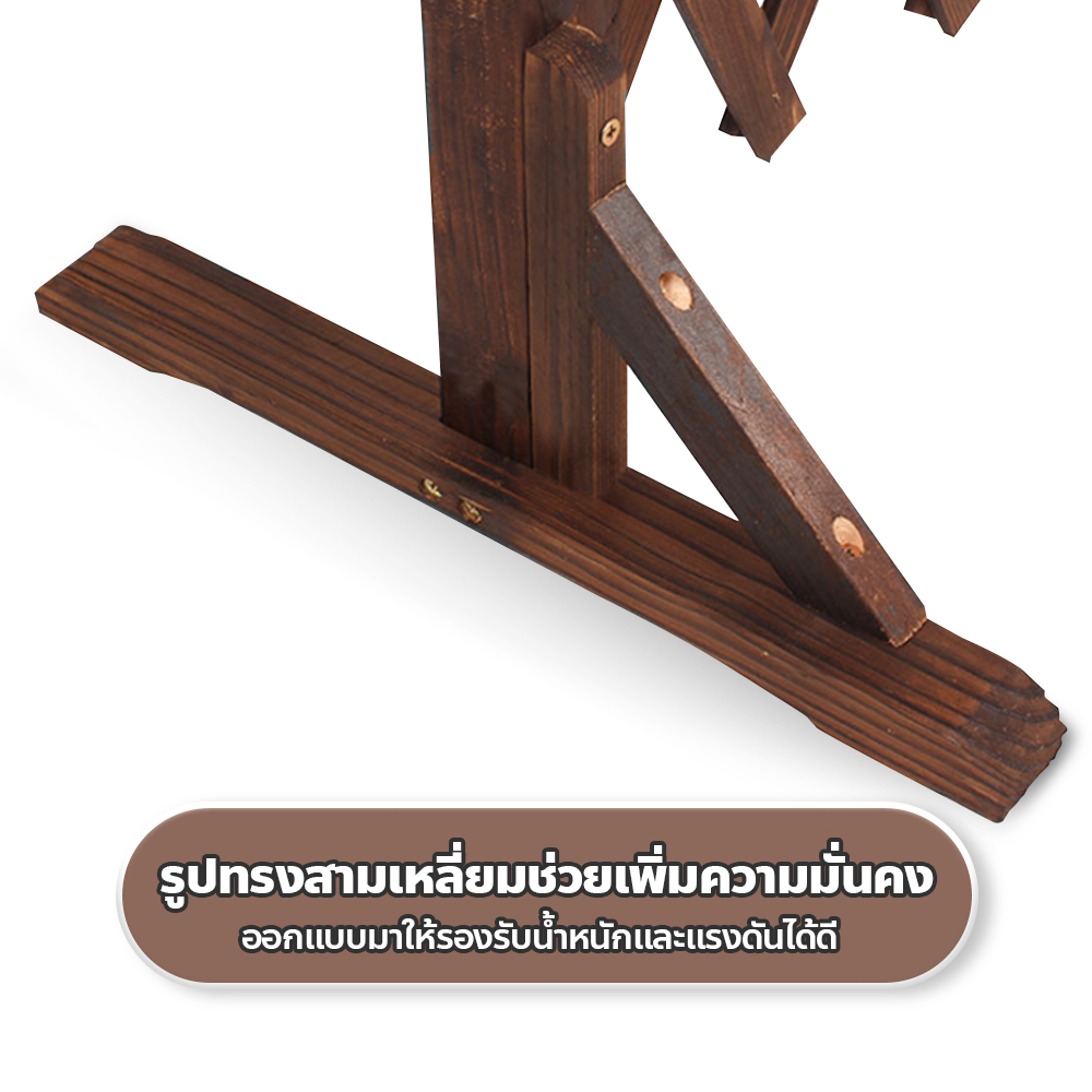 MAO รั้วไม้ตกแต่งสวน พับเก็บได้ เคลื่อนย้ายได้ รั้วไม้กั้นพื้นที่ แบบยืดหดได้ - รูปที่ 5