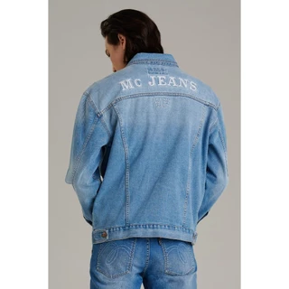 Mc JEANS (แม็คยีนส์) เสื้อแจ็คเก็ตยีนส์ผู้ชาย เสื้อแจ็คเก็ตยีนส์ ทรงรีแลค มีให้เลือก 2 สี MJAZ052