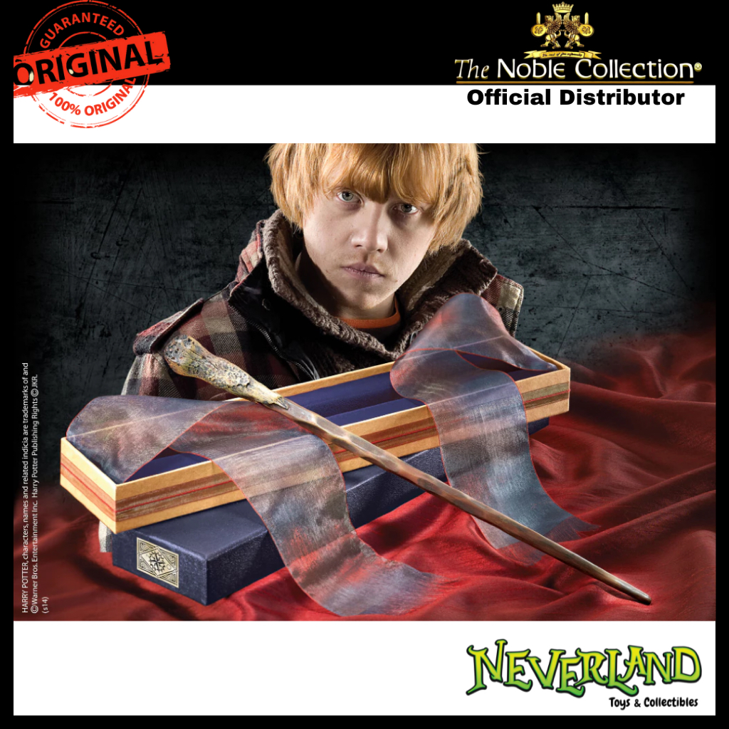 Harry Potter - Ron Weasley's Wand with Ollivanders Box Noble Collection