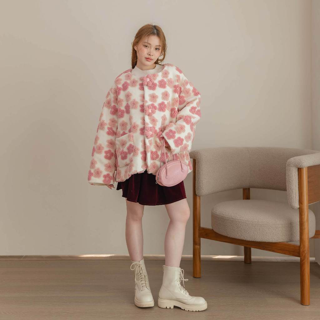 Kimmame - เสื้อ รุ่น Gerbera Daisy Coat
