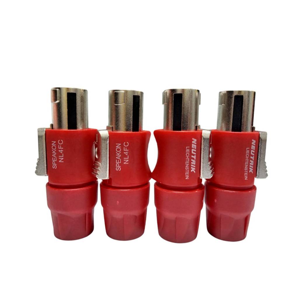 สเปคคอนลำโพงตัวผู้ SPEAKON NL4FC NEUTRIK 4 PIN. หัวเหล็ก อย่างดี สวยงาม แข็งแรง ถอดประกอบง่ายด้วยปุ่มกดที่ใหญ่ขึ้น - รูปที่ 3