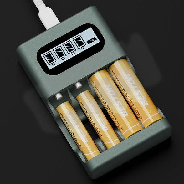 Beston M9501 Battery 1.5V / 1.2V Universal Charger เครื่องชาร์จถ่าน AA AAA 4 ก้อน หน้าจอLCD ดู%ได้ ที่มีคุณภาพสูง