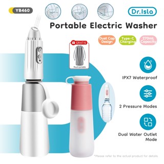 Dr. Isla ที่ฉีดก้นพกพาไฟฟ้า 4 โหมด ที่ฉีดชำระแบบพกพา หัวฉีดช…