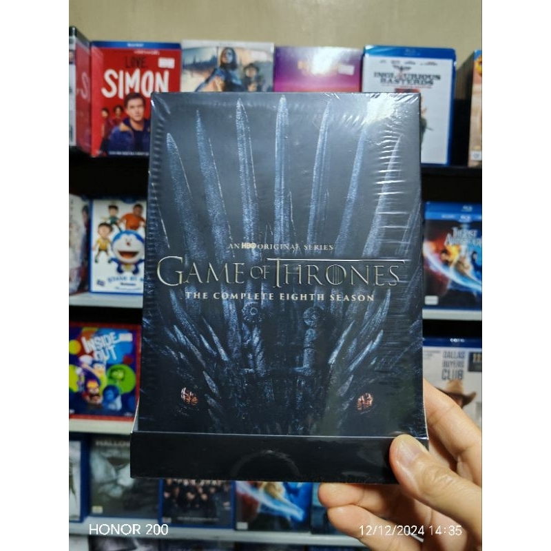 DVD 4 Disc Boxset : Game of Thrones The Complete Eight Season