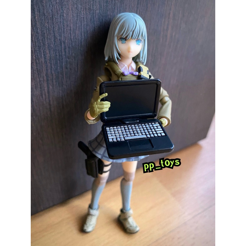โมเดลมินิคอมพิวเตอร์ mini laptop netbook computer 1:12 (figma)