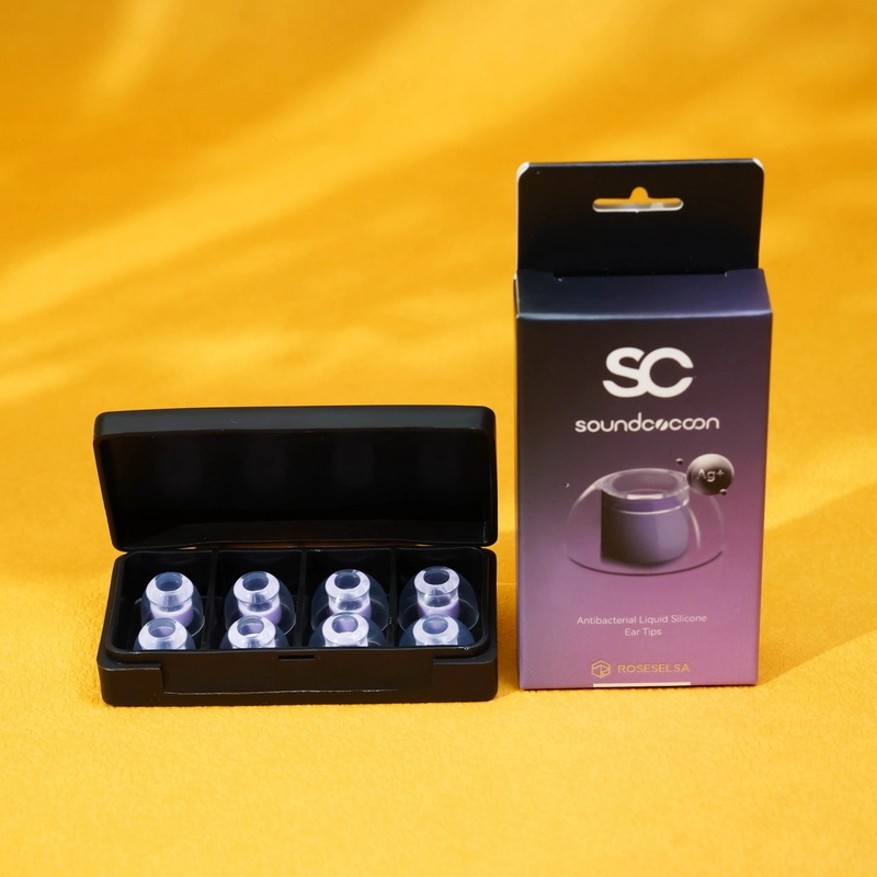 Rose Soundcocoon จุกหูฟังสำหรับ IEM เพิ่มเสียงเบสและเสียงแหลมให้ชัดเจน 1 แพค 4 คู่