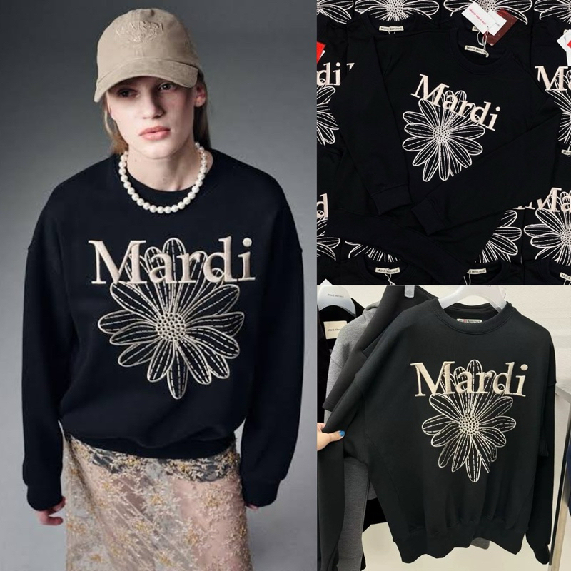 Mardi flower sweater New collection! รุ่นใหม่ชนช้อป พร้อมส่งเลยค่าา เสื้อแขนยาวสเวตเตอร์ ดีเทลลายปักดอกไม้