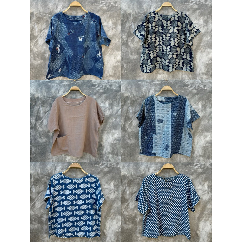 เสื้อแขนสั้น ผ้าสาลู