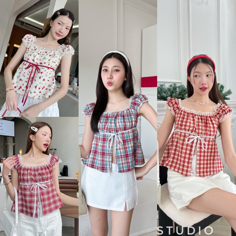 เสื้อแขนดอนลี่ สวยมากก ผ้าดีลายสวย