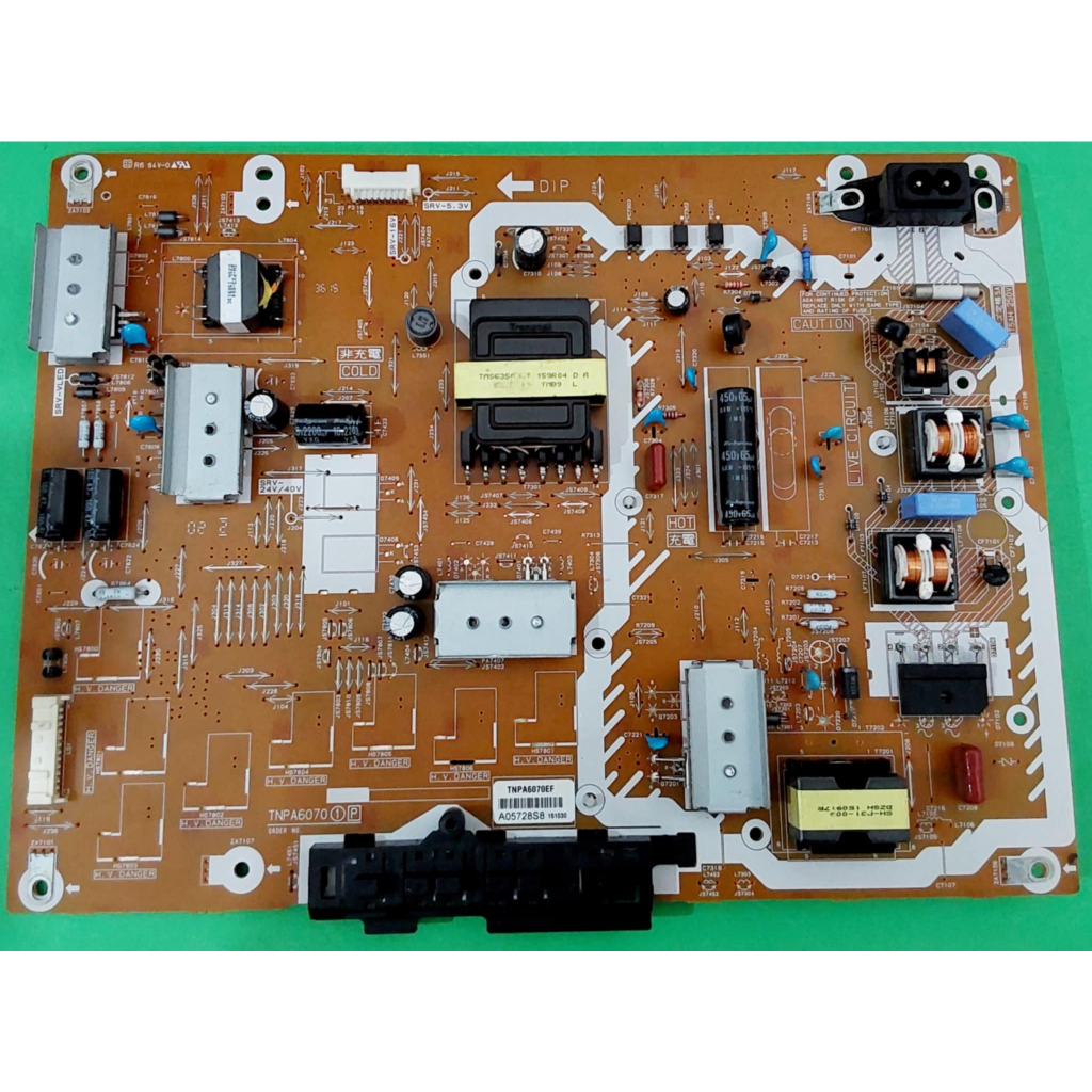 POWER SUPPLY PANASONIC พาร์ท TNPA6070 ใช้กับรุ่น TH-49CS630T TH-43CS630T ของถอดแท้ มีรับประกัน 30 วั