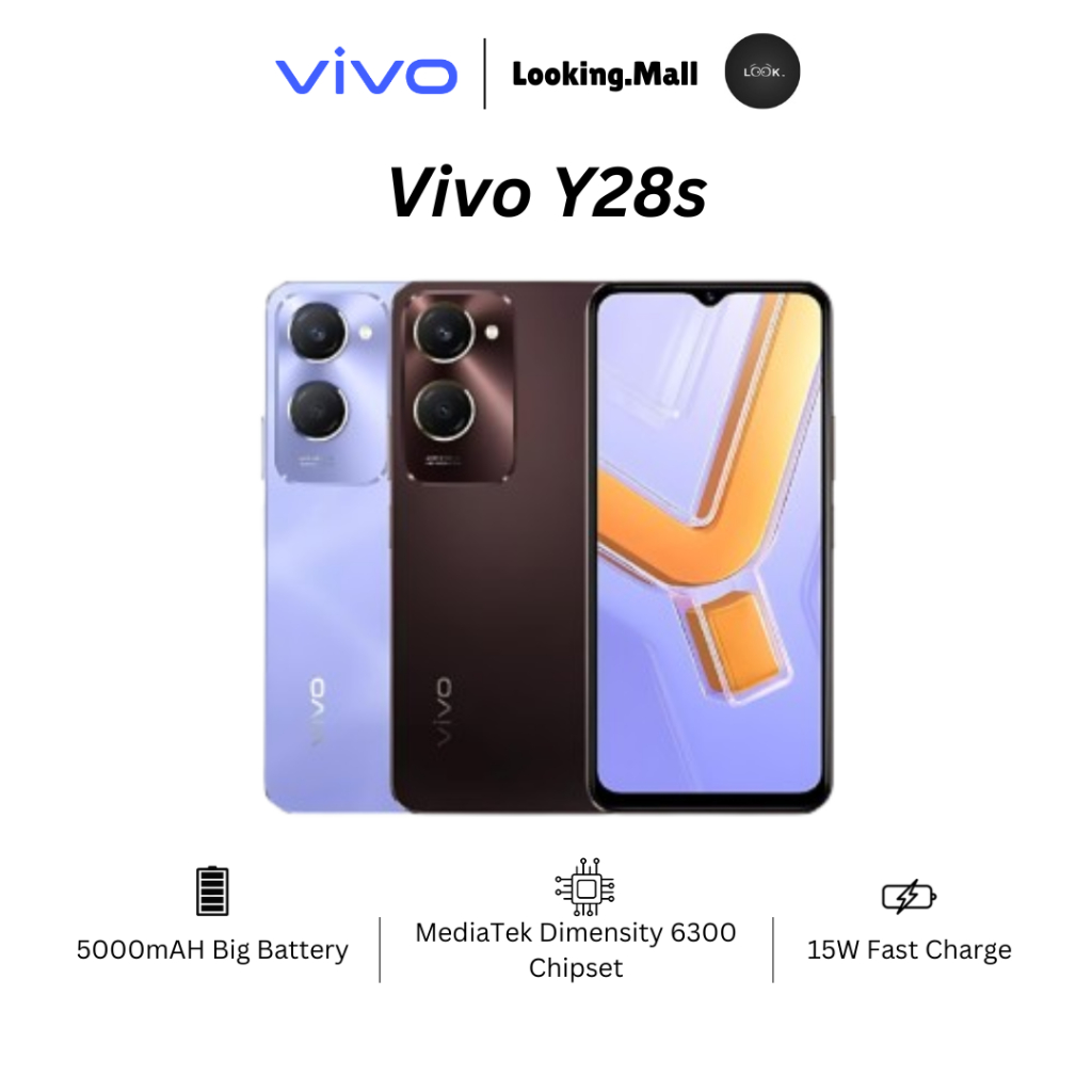 VIVO Y28s มือถือน้องใหม่รุ่นอัปเกรด มาพร้อมความ เร็ว แรง สเปก ที่ใช่ ได้ชิป Dimensity 6300 รับประกัน 1 ปี