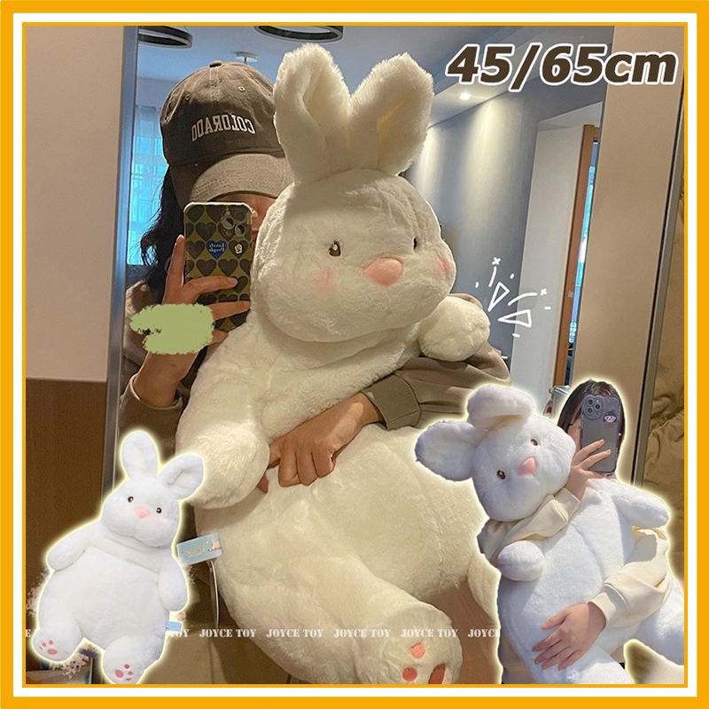 จัดส่งจากประเทศไทย ตุ๊กตากระต่าย ตุ๊กตากระต่ายขี้เกียจ ตุ๊กตาตัวใหญ่ แบบนิ่ม ขนาดใหญ่ ของขวัญวันเกิด ของเล่นเด็ก