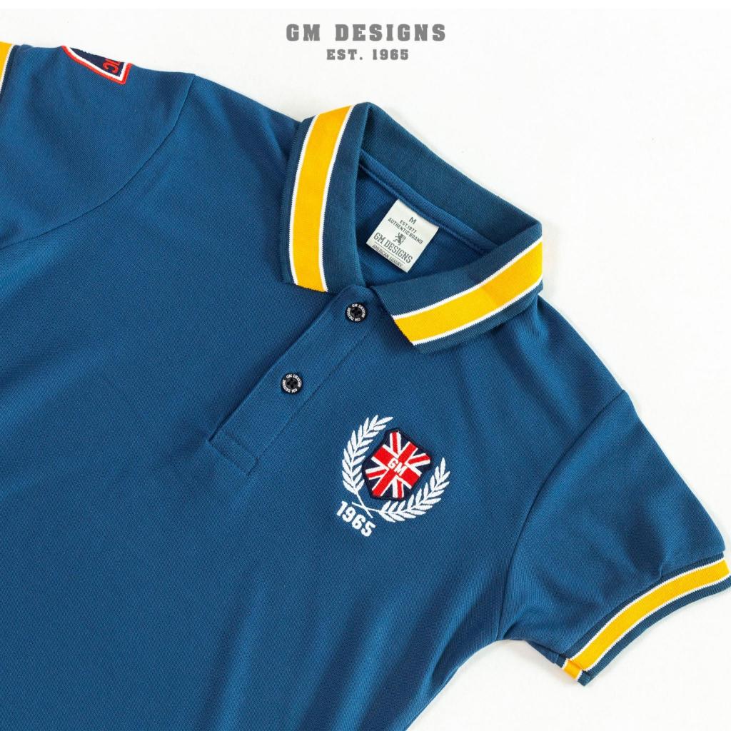 [พร้อมส่งจากไทย] namsap GM Polo ปัก GM1965 เสื้อโปโล คอปก ผู้หญิง แขนสั้น ทรงเข้ารูป ผ้าจูติ ปกขลิบ แขนขลิบ รุ่น 1297/1