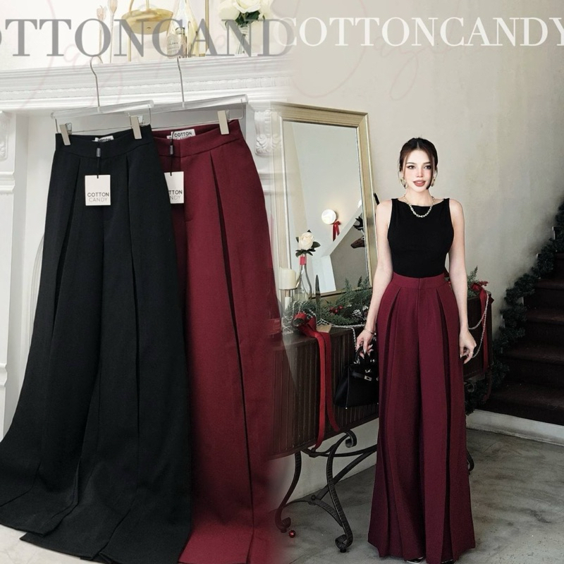 #COTTON CANDY กก.ขายาวทรงเริ่ด New Glam korea pants